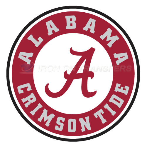 2004-Pres Alabama Crimson Tide Primary Iron-on Stickers (Heat Transfers)NO.3707